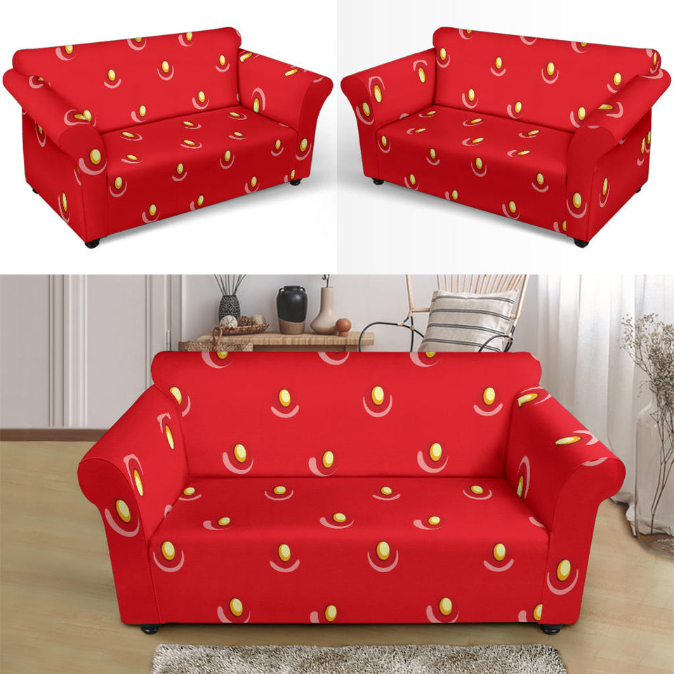 Strawberry Texture Skin Pattern Loveseat Couch Slipcover