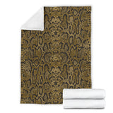 Snake Skin Pattern Premium Blanket