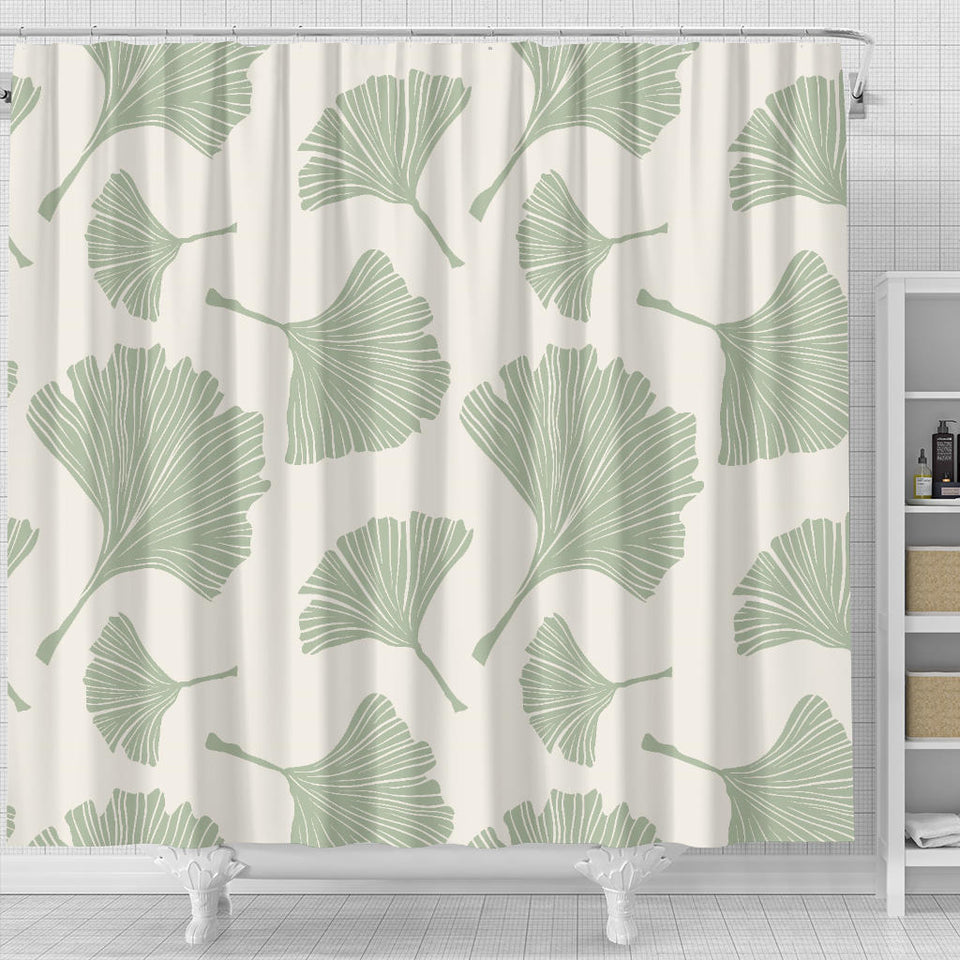 Ginkgo Leaves Pattern Shower Curtain Fulfilled In US