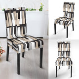 Piano Pattern Print Design 04 Dining Chair Slipcover