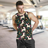 Unicorns forest background Men Tank Top