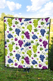 Grape Pattern Premium Quilt