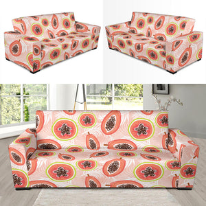 Papaya Leaves Pattern Sofa Slipcover