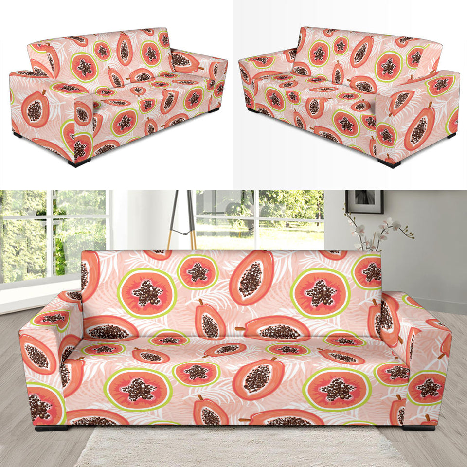 Papaya Leaves Pattern Sofa Slipcover
