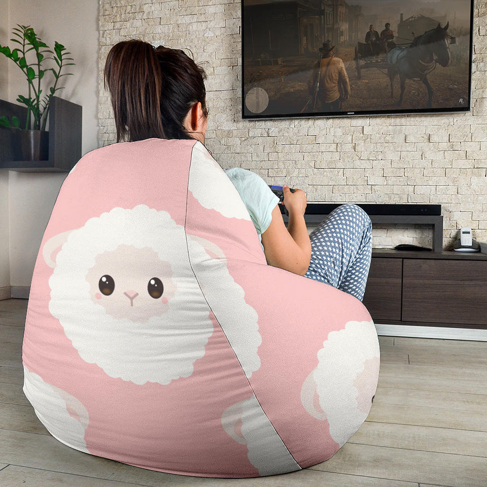 Cute Sheep Pattern Bean Bag Cover