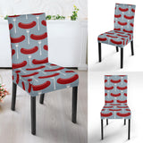 Sausage Pattern Print Design 02 Dining Chair Slipcover