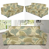 Ginkgo Leaves Design Pattern Sofa Slipcover