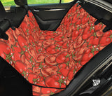 Red Tomato Pattern Dog Car Seat Covers