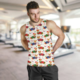 Corgi Christmas Pattern Men Tank Top