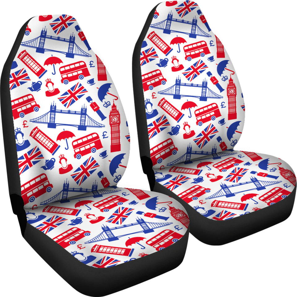 British Pattern Print Design 01 Universal Fit Car Seat Covers