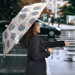 Hedgehog Pattern Print Design 04 Umbrella