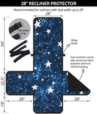 Night sky star pattern Recliner Cover Protector
