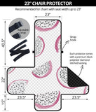 dragon fruit pattern Chair Cover Protector