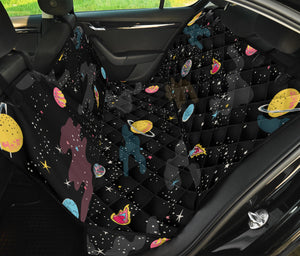 Space Pattern Dog Car Seat Covers