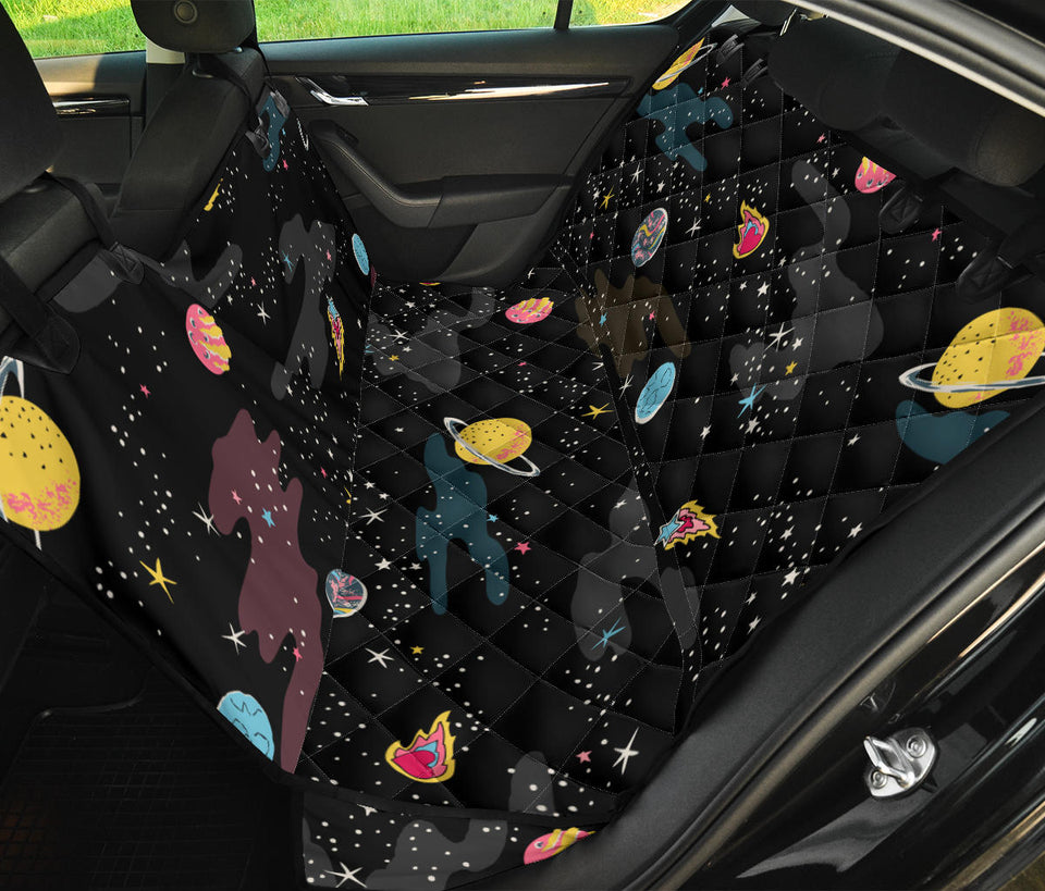 Space Pattern Dog Car Seat Covers