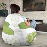 Cucumber Sketch Pattern Bean Bag Cover