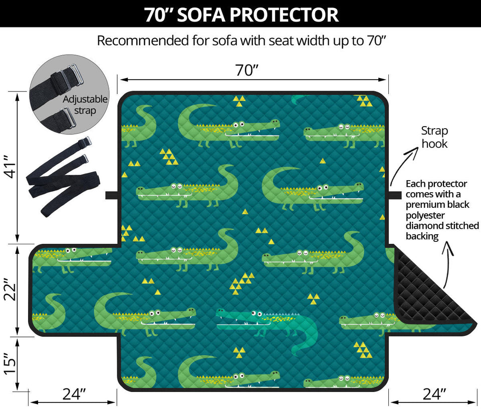 Crocodile pattern Sofa Cover Protector