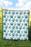 Coral Reef Pattern Print Design 04 Premium Quilt