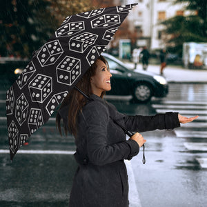 Dice Pattern Print Design 01 Umbrella