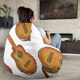 Paint Guitar Pattern Bean Bag Cover