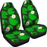 Frog Waterlily Pattern Universal Fit Car Seat Covers