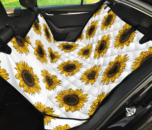 Sunflowers Design Pattern Dog Car Seat Covers