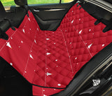 Christmas Tree Star Snow Red Background Dog Car Seat Covers