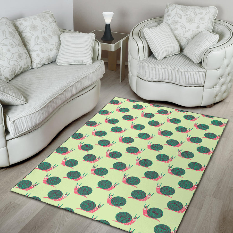 Snail Pattern Print Design 04 Area Rug