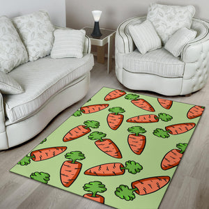 Carrot Pattern Print Design 05 Area Rug