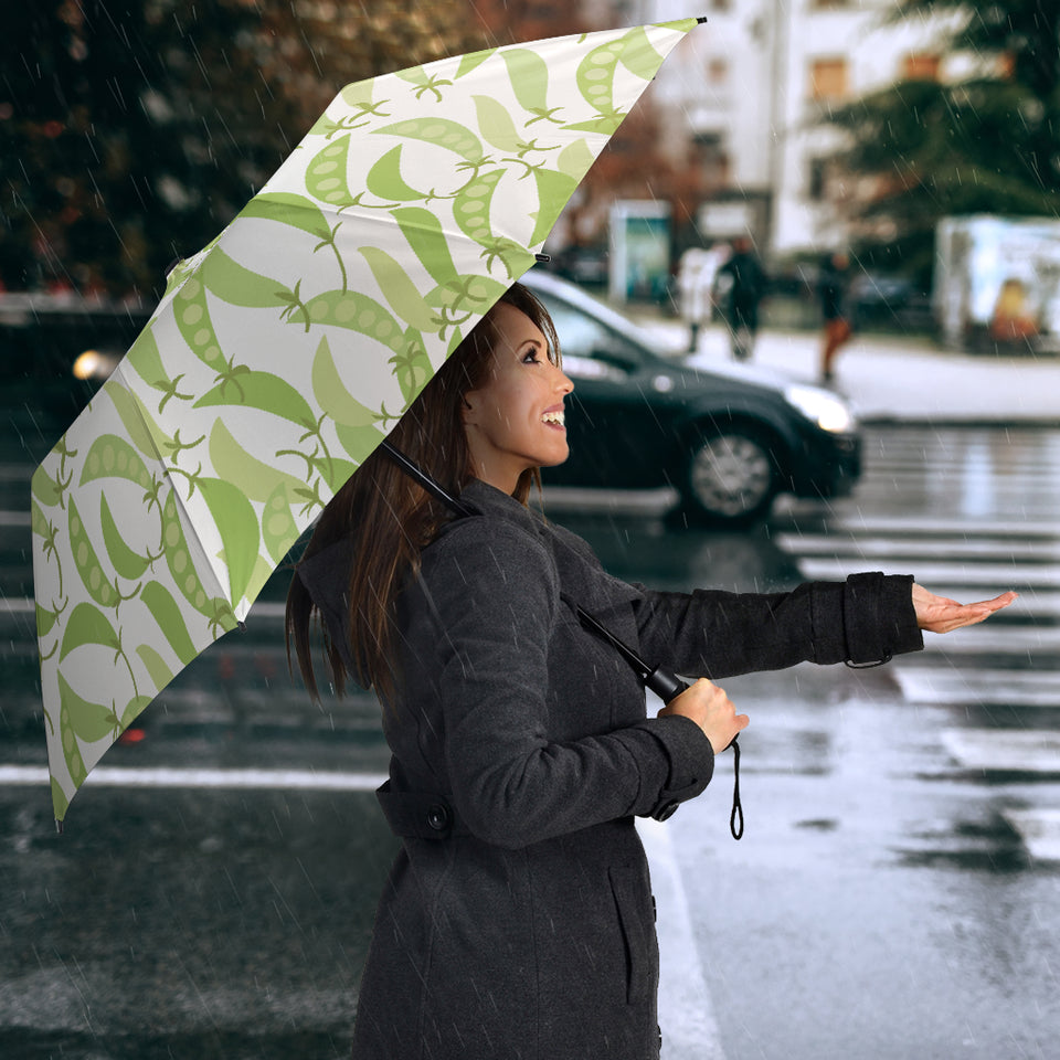 Green Peas Pattern Print Design 03 Umbrella