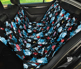 Skull Flower Roses Leave Pattern Dog Car Seat Covers