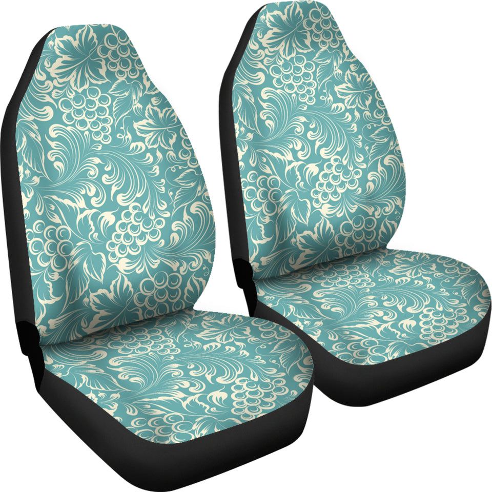 Classic Hand Drawn Grape Pattern Universal Fit Car Seat Covers