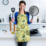 Durian Leaves Pattern Background Adjustable Apron