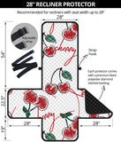Hand drawn cherry pattern Recliner Cover Protector
