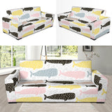Whale Dot Pattern Sofa Slipcover