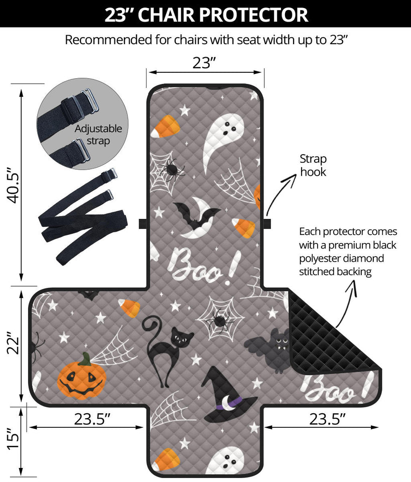 Halloween design pattern Chair Cover Protector