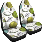 Hot Air Balloon Bird Cloud Pattern Universal Fit Car Seat Covers