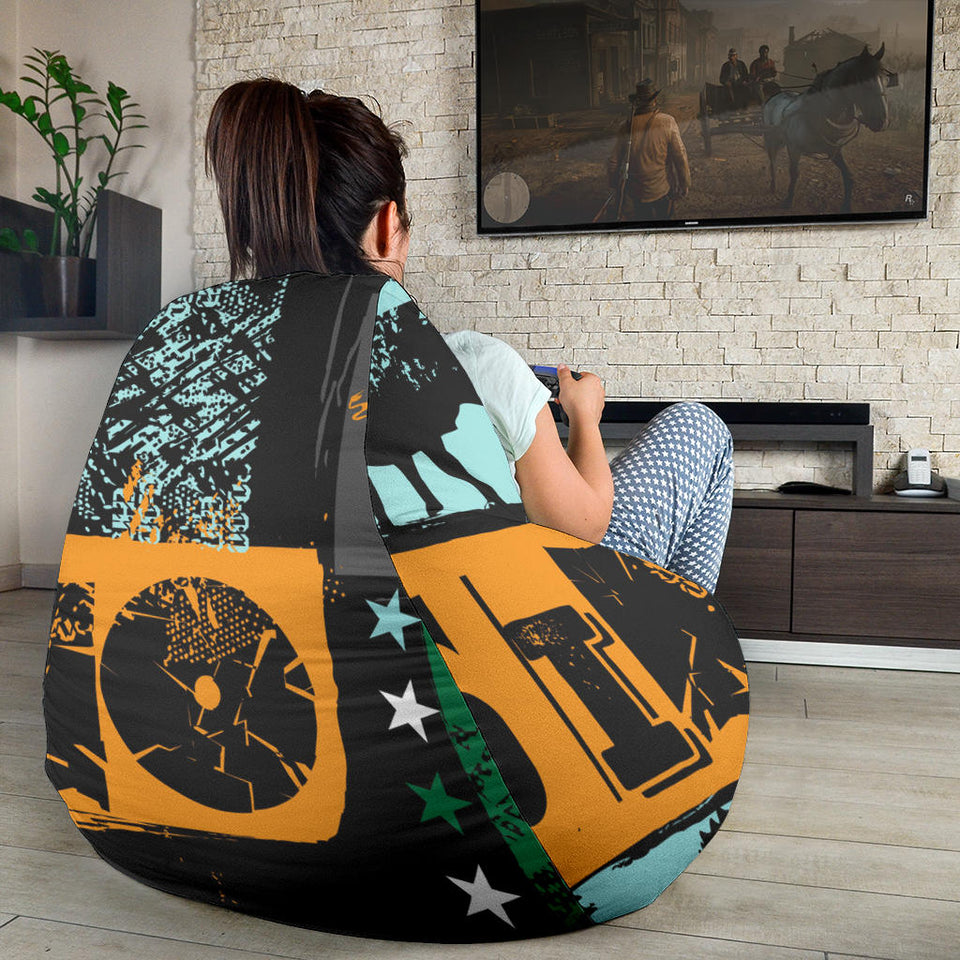 Dinosaurs Print Pattern Bean Bag Cover