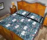 Cute rabbit pattern Quilt Bed Set