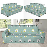 Cute Hamster Cheese Pattern Sofa Slipcover