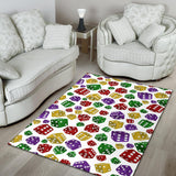Dice Pattern Print Design 03 Area Rug