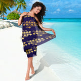 Beautiful Japanese Fan Pattern Sarong