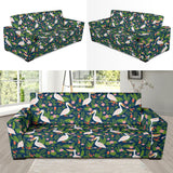 Pelican Pattern Print Design 05  Sofa Slipcover