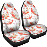 Watercolor Koi Fish Carp Fish Pattern Universal Fit Car Seat Covers