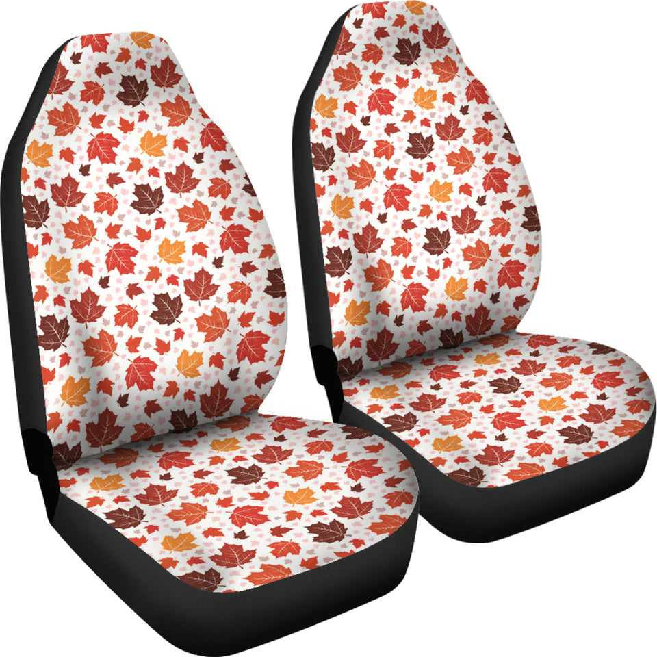 Colorful Maple Leaf Pattern Universal Fit Car Seat Covers