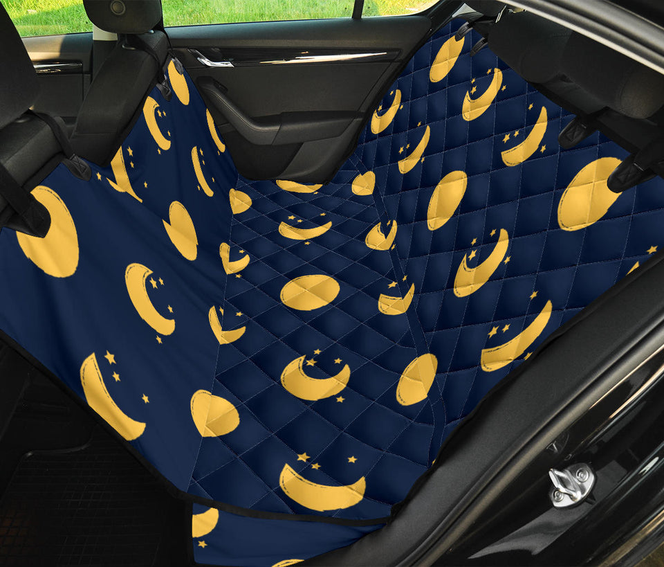 Moon Star Pattern Dog Car Seat Covers