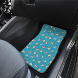 Jack Russel Pattern Print Design 03 Front Car Mats