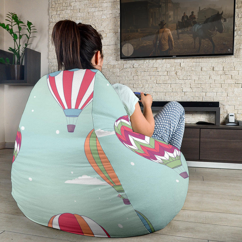 Hot Air Balloon Design Pattern Bean Bag Cover