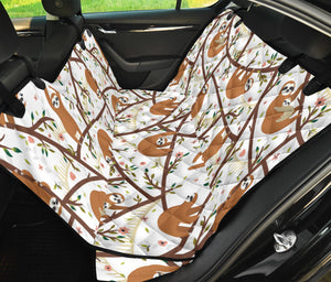 Sloths Hanging On The Tree Pattern Dog Car Seat Covers