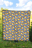 Guinea Pig Pattern Print Design 02 Premium Quilt